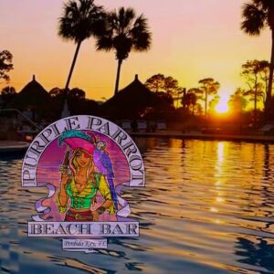Purple Parrot Beach Bar & Grill Logo
